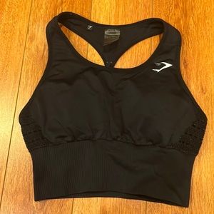 Gymshark Black Sports Bra Size S